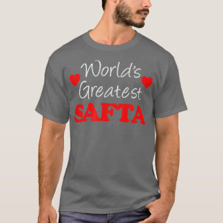 World's Greatest Safta Jewish Grandmother  T-Shirt
