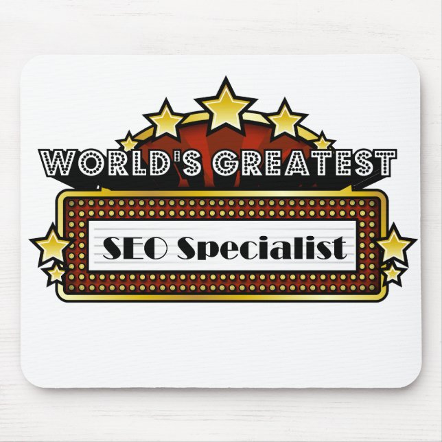 World's Greatest SEO Specialist Mouse Pad (Front)