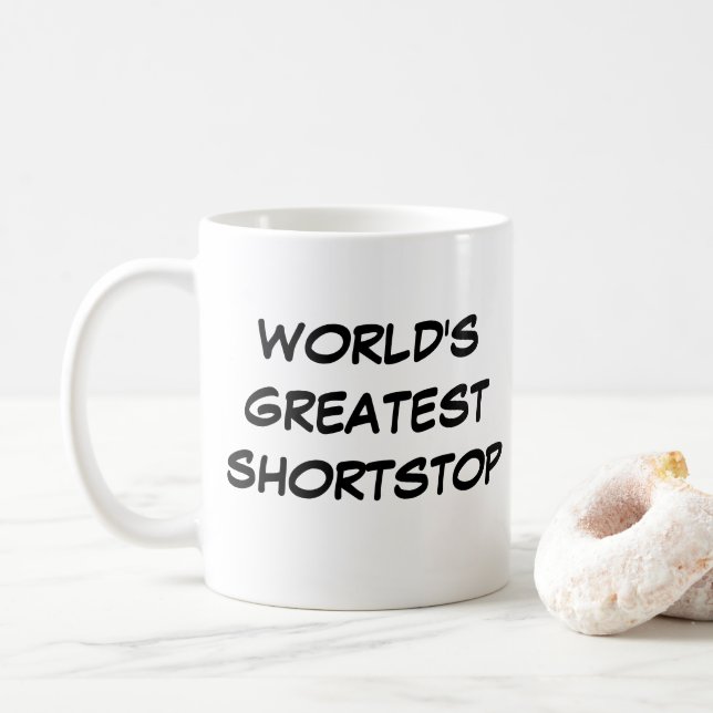 "World's Greatest Shortstop" Mug (With Donut)