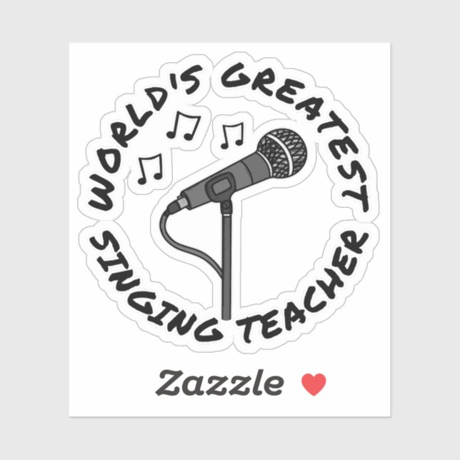 World's Greatest Singing Teacher, Singer Funny (Sheet)