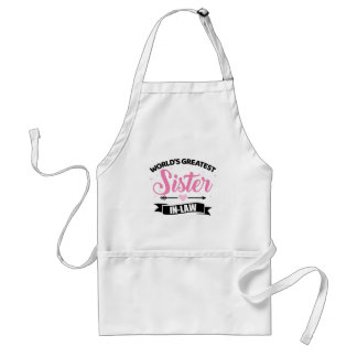 World's greatest sister-in-law from brother-in-law standard apron