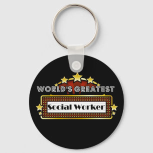 World's Greatest Social Worker Keychain