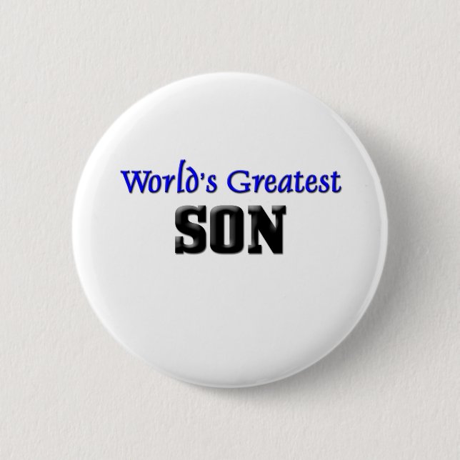 World's Greatest Son 2 Inch Round Button (Front)