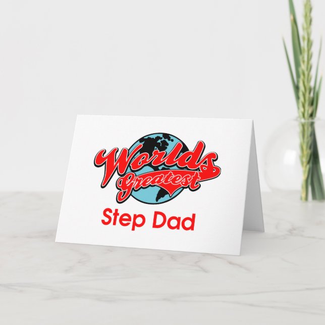 World's Greatest Step Dad Card (Front)