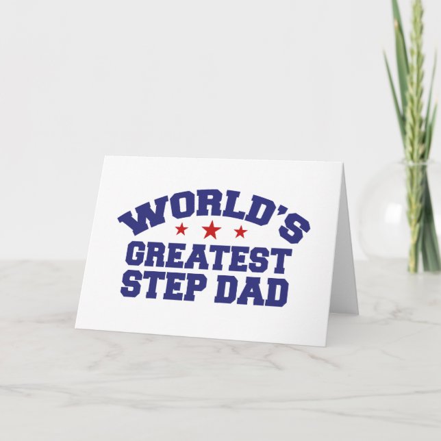 World's Greatest Step Dad Card (Front)