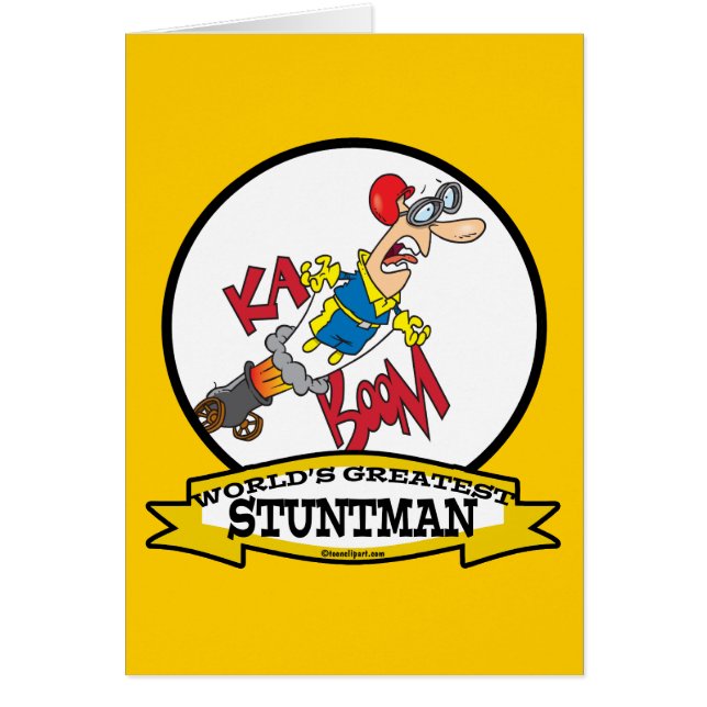 WORLDS GREATEST STUNTMAN MEN CARTOON (Front)
