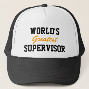 World's greatest supervisor cap
