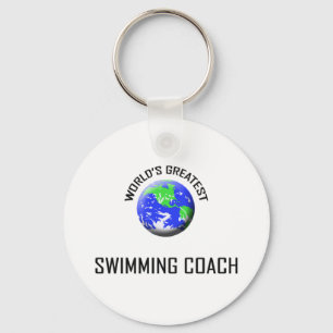 World's Greatest Swimming Coach Keychain