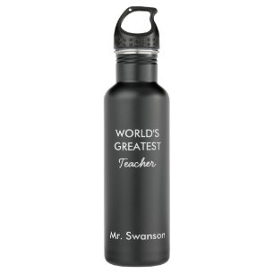 World's Greatest Teacher Custom Reusable  710 Ml Water Bottle