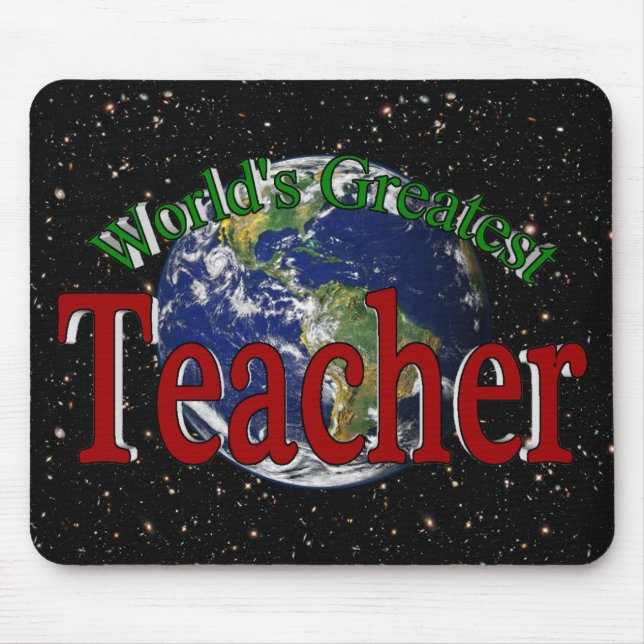 World's Greatest Teacher Mouse Pad (Front)