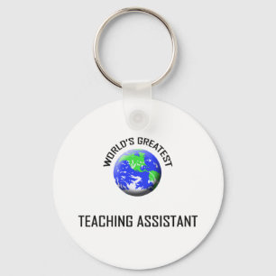 World's Greatest Teaching Assistant Keychain