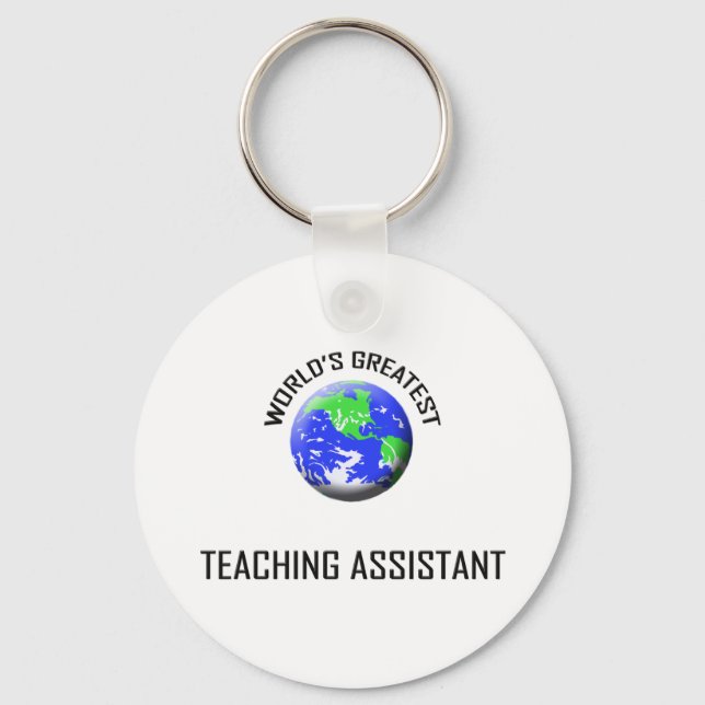 World's Greatest Teaching Assistant Keychain (Front)