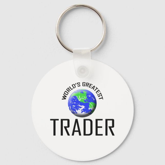 World's Greatest Trader Keychain (Front)