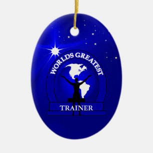 Worlds Greatest Trainer Christmas Ornament