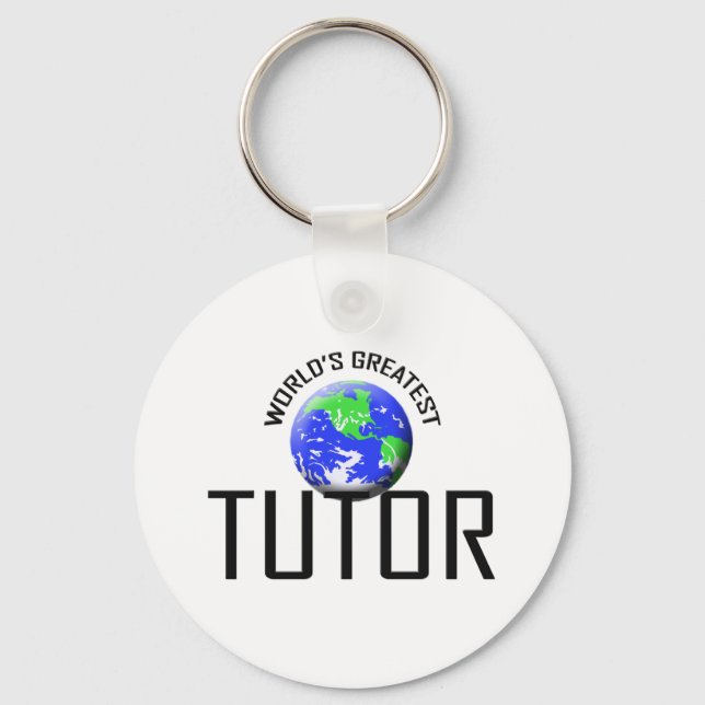 World's Greatest Tutor Keychain (Front)
