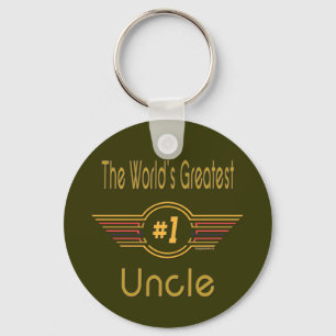 World's Greatest Uncle Keychain
