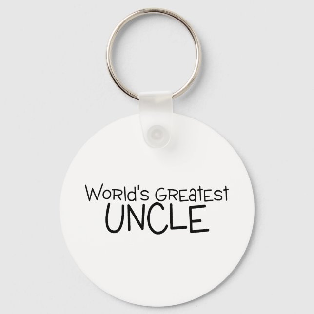 Worlds Greatest Uncle Keychain (Front)