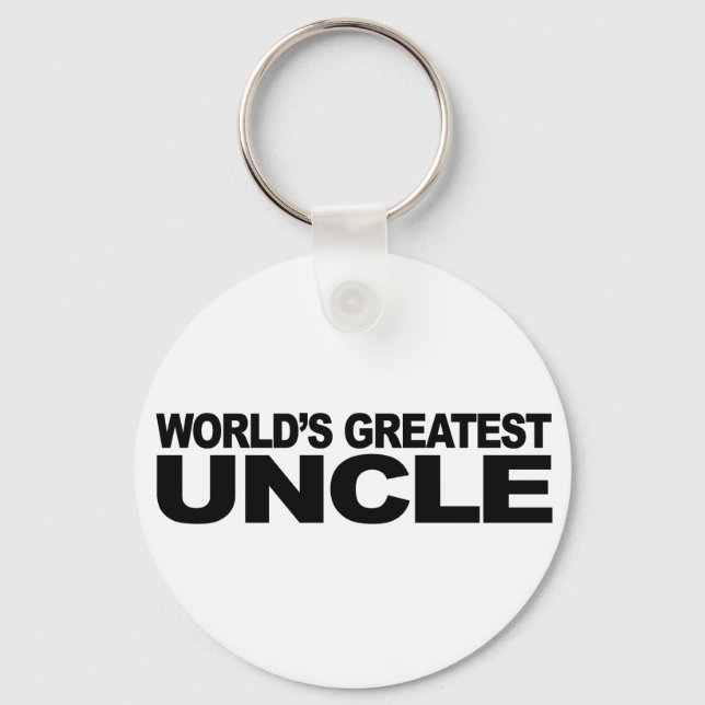 World's Greatest Uncle Keychain (Front)