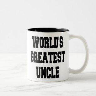Worlds Greatest Uncle Two-Tone Coffee Mug