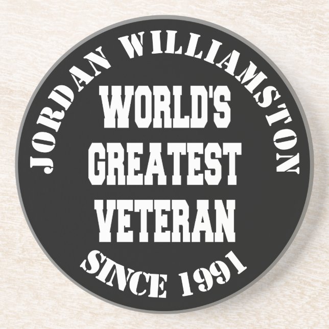 Worlds Greatest Veteran Coaster (Front)