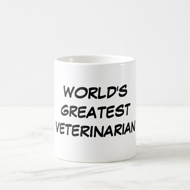 "World's Greatest Veterinarian" Mug (Center)