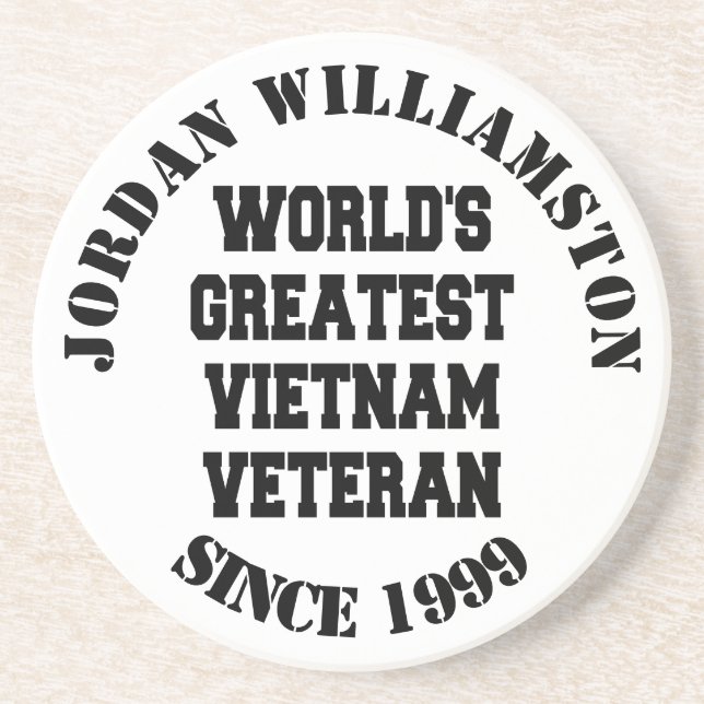 Worlds Greatest Vietnam Veteran Coaster (Front)