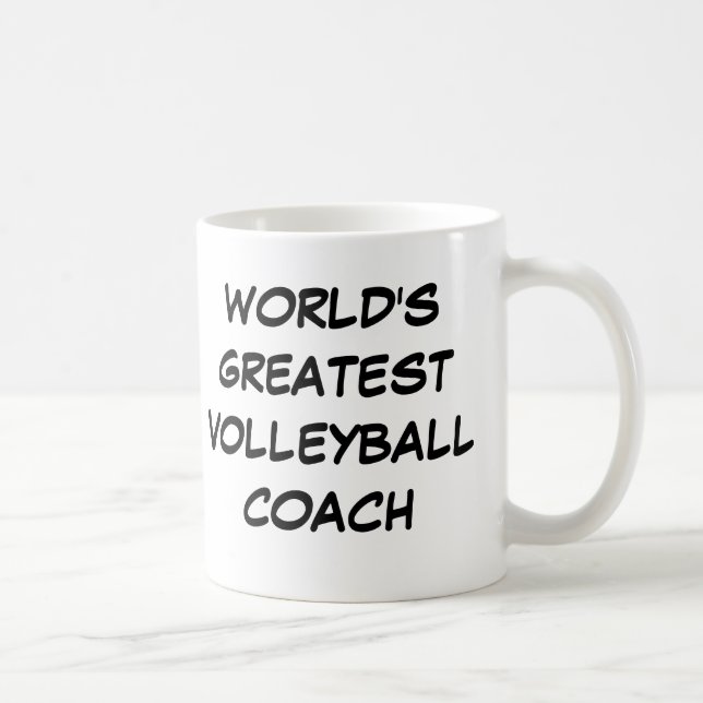 "World's Greatest Volleyball Coach" Mug (Right)