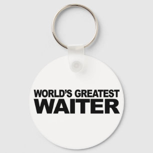 World's Greatest Waiter Keychain