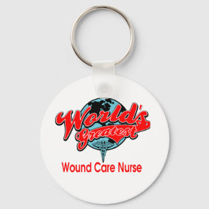 World's Greatest Wound Care Nurse Keychain