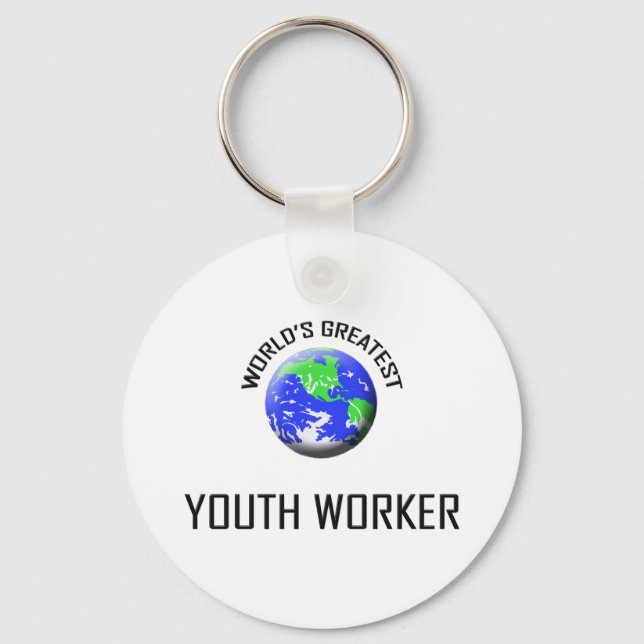 World's Greatest Youth Worker Keychain (Front)