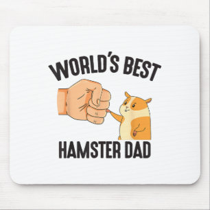 World's Hamster Dad Costume For Animal Lovers Hams Mouse Pad