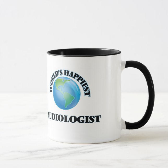 World's Happiest Audiologist Mug (Right)