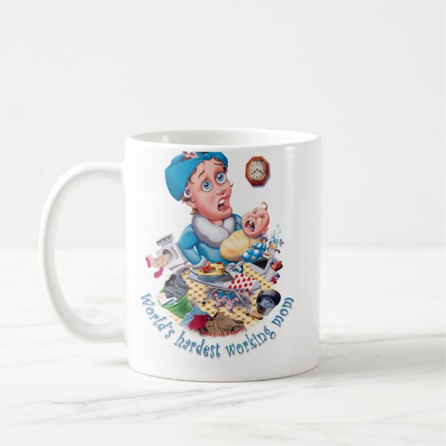 World's hardest working mom coffee mug (Left)