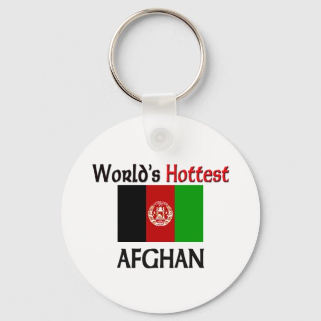 World's Hottest Afghan Keychain (Front)