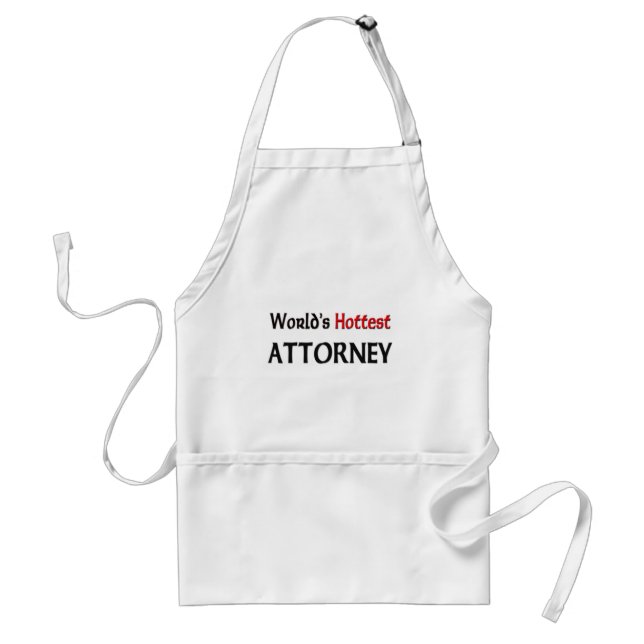 Worlds Hottest Attorney Standard Apron (Front)