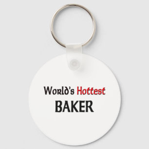 Worlds Hottest Baker Keychain