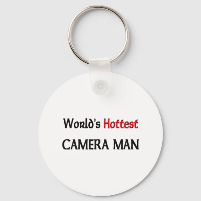 Worlds Hottest Camera Man Keychain (Front)