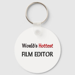 Worlds Hottest Film Editor Keychain