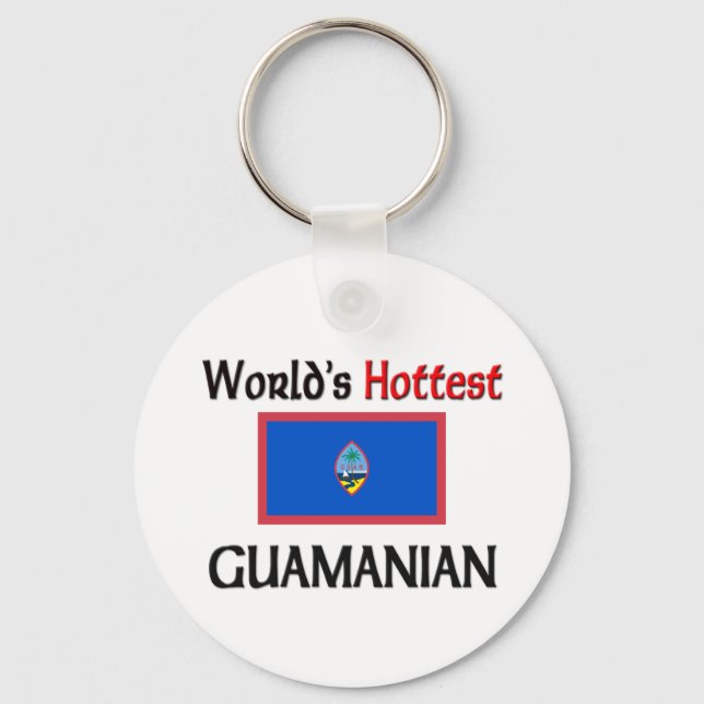 World's Hottest Guamanian Keychain (Front)