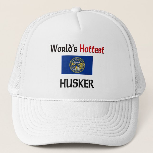 World's Hottest Husker Trucker Hat (Front)