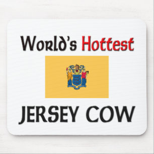 World's Hottest Jersey Cow Mouse Pad
