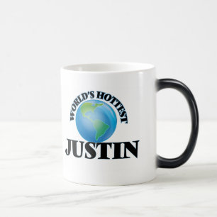 World's Hottest Justin Magic Mug