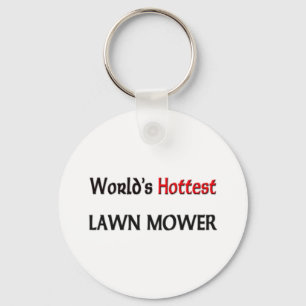 Worlds Hottest Lawn Mower Keychain