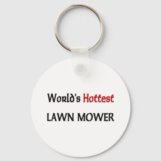 Worlds Hottest Lawn Mower Keychain (Front)