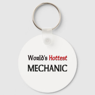 Worlds Hottest Mechanic Keychain