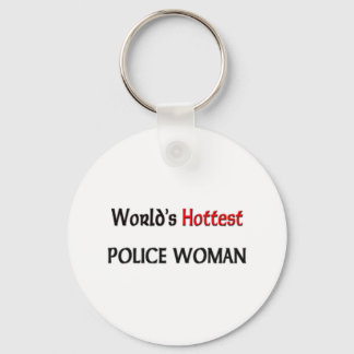 Worlds Hottest Police Woman Keychain