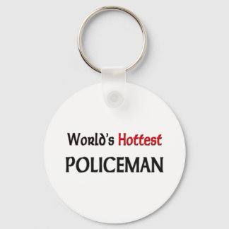 Worlds Hottest Policeman Keychain