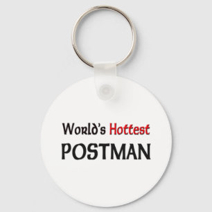Worlds Hottest Postman Keychain