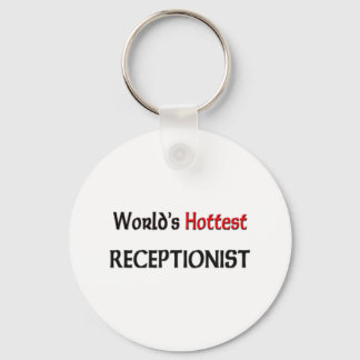 Worlds Hottest Receptionist Keychain