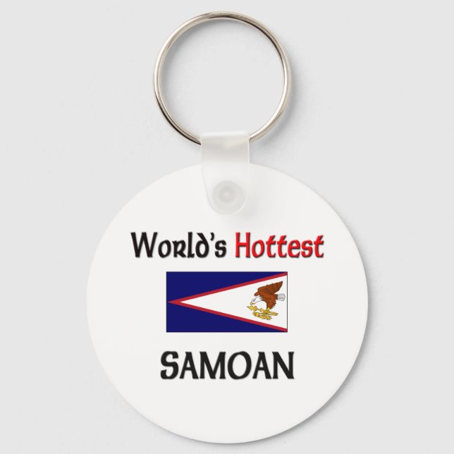 World's Hottest Samoan Keychain (Front)